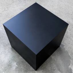 Metal Cube Coffee Table Modern Industrial Side Table With Storage - thumbnail 2