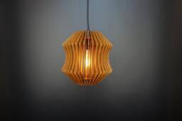 Chandelier Lighting, Wood Lamp Shade, Lamp, Ceiling Light, Wooden Hanging Modern Fixture