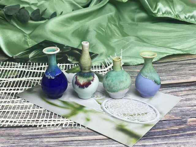 Cute Tiny Vase For Cat Whiskers Desk Decor Gifts Her, Handmade Pottery Unique Mom, Miniature Bud Ceramic Gifts - image 1