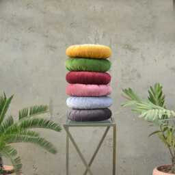 Velvet Round Chair Pad Decorative Floor Cushion For Bar Stool - thumbnail 1