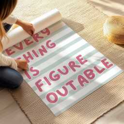Girls Room Motivational Print Sage Green Affirmation Poster - thumbnail 3