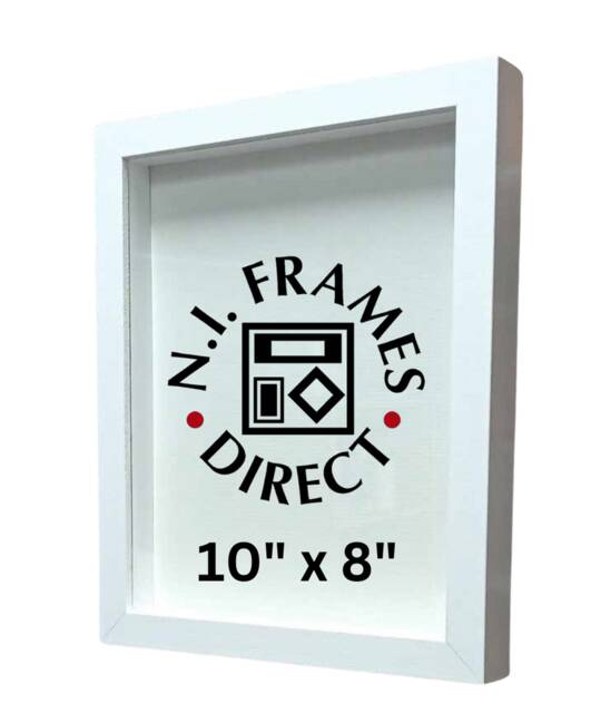 "3D Deep Box Photo Frame Standing Hanging Craft Shadow Picture Frames 10"" X 8" - image 1