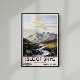 Vintage Isle Of Skye British Rail Travel Poster Print - thumbnail 3