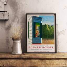 Edward Hopper Exhibition Poster, Cape Cod Morning, Wall Art Decor, Realism, Architecture, Scenery, Gift Idea, Minimalism - thumbnail 2