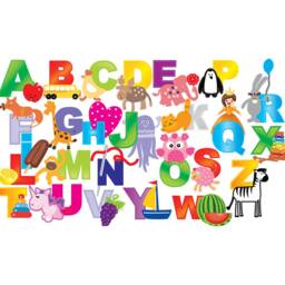 Nursery Alphabet, Alphabet Wall Decal, Colorful Letter Decals, Nursery, Abc Abc Sticker, Letters Sticker - thumbnail 3