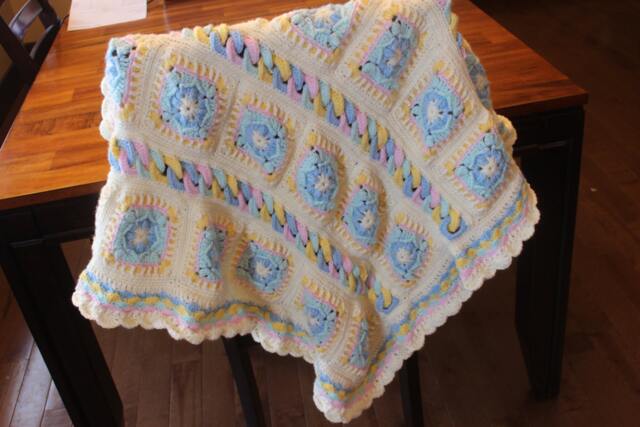 Rings & Things Baby Blanket - image 1
