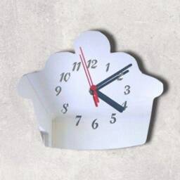 Cup Cake Acrylic Clock - Many Colours Available - Bespoke Shapes & Sizes Made - thumbnail 2