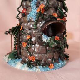 Fairy House - Orange Flower Jar - thumbnail 3