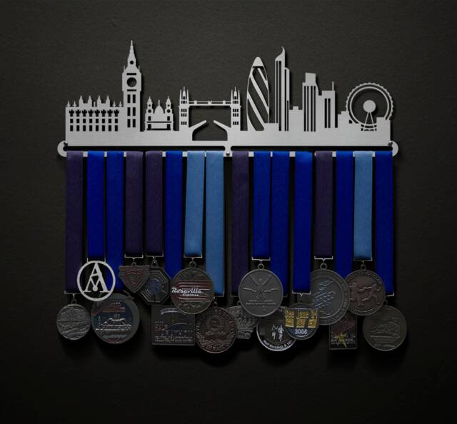 London Cityscape - Allied Medal Hanger Holder Display Rack - image 1