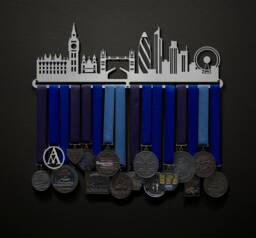 London Cityscape - Allied Medal Hanger Holder Display Rack - thumbnail 1