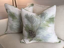 Barbara Barry Idyllwild Pillow Cover, Spring Green Linen