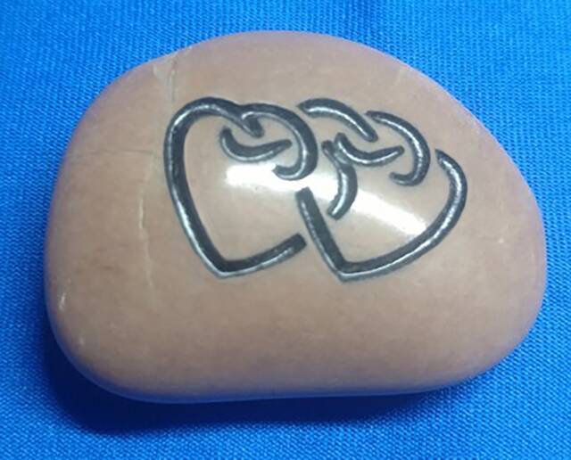 Talistone Double Celtic Heart