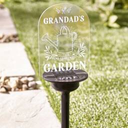 Personalised Name Garden Solar Light Led Colour Changing Sign - thumbnail 2