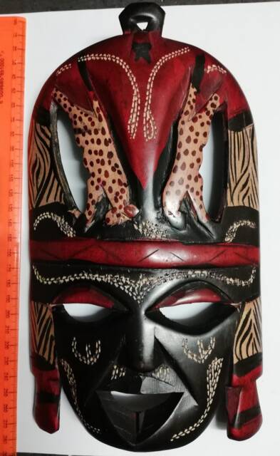 African Mask Leopard From Kenya - image 1