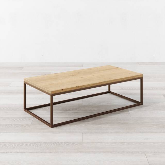 Agase Industrial Style Coffee Table Bronze - image 1