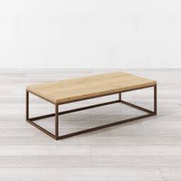 Agase Industrial Style Coffee Table Bronze - thumbnail 1