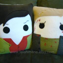 Portrait Pillow, Sam, Dean, Or Cas, Cushion, Throw Pillow, Plush - thumbnail 2