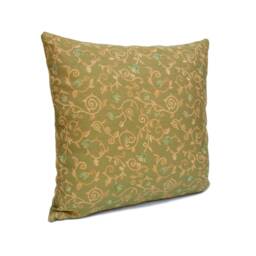 Lime Green Pillow, Throw Pillow Cover, Decorative Cushion Pillowcase, Accent Toss Cotton Blend, Floral - thumbnail 2