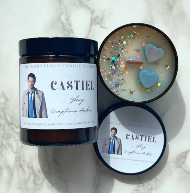 Castiel Vegan Wax Melts & Candles - Misha Collins Fandom Spn Funny Novelty Gift - image 1