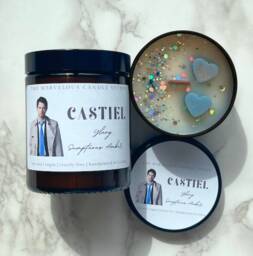 Castiel Vegan Wax Melts & Candles - Misha Collins Fandom Spn Funny Novelty Gift - thumbnail 1