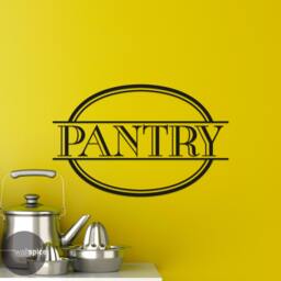 Kitchen Pantry Vinyl Wall Decal Sticker - thumbnail 1