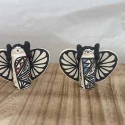 Handpainted Native American Angel Ornament - thumbnail 2