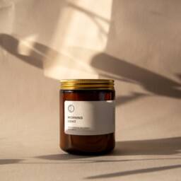 Morning Light - Neroli, Basil & Lime Essential Oil Soy Wax Candle - thumbnail 2
