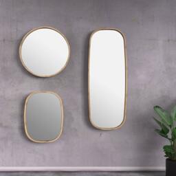Handmade Bamboo Full Length Mirror Minimalist Boho Decor - thumbnail 2