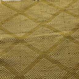 Handmade Moroccan Wool Runner Rug Geometric Mustard Diamond Pattern - thumbnail 3