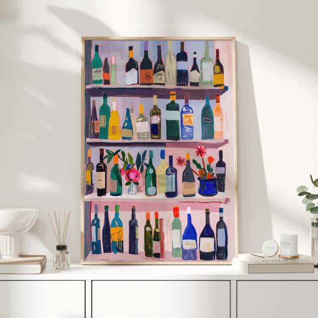 Bar Print, Decor, Gifts, Art, Poster, Prints, Posters, Kitchen Artwork, Poster - image 1