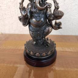Standing Ganesha Statue Good Luck, Wisdom, Altar Decor - 5.5 - thumbnail 4