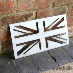 Union Jack Steel Sign Classic Metal British Flag UK Gb Home Wall Decor - thumbnail 4
