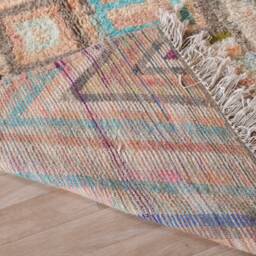 Authentic Boujaad Rug, Soft Moroccan Rug 4x8 Ft - thumbnail 4