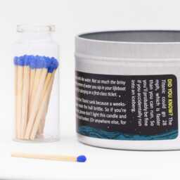 Titanic Candle - Funny White Elephant Gift Home Decor Shipwreck Cruise Ship & Iceberg Ocean Scent - thumbnail 3