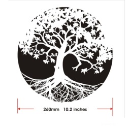 Tree Stencil, Large, For Walls Art & Furniture. St37 - thumbnail 2