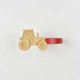 Oak Farm Animal Curtain Tiebacks, Fsc-Certified Wood, Kids Nursery Decor - thumbnail 3