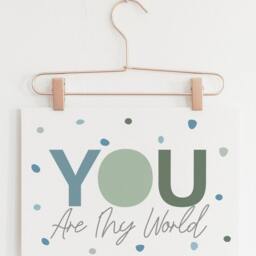 Boys Pastel Nursery Prints, Affirmation You Are So Loved, Quotes, Bedroom Playroom Wall Art - thumbnail 2