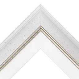 Scandi White Speckled Photo Frame With Mount - thumbnail 2