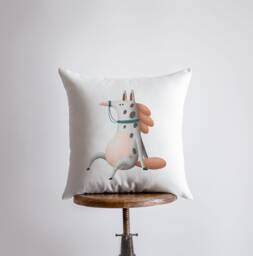 Spotted Horse Pillow - Throw Lover Animal Gift Tiny House Decor Cowgirl Pet - thumbnail 1