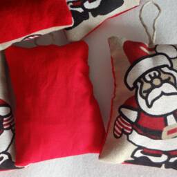 Christmas Fabric Ornament With Santa Claus For Tree Decoration - thumbnail 2