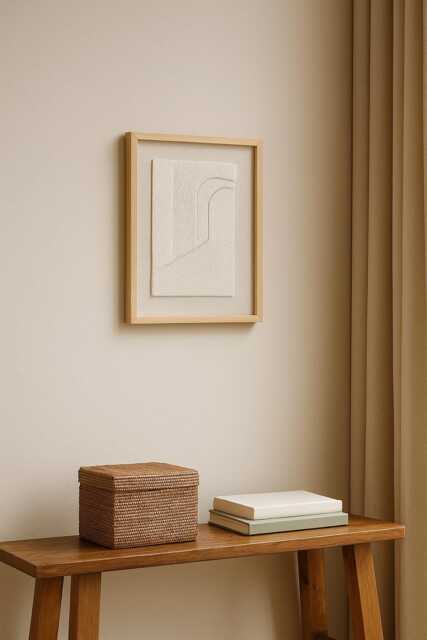 The Door ??n Door, Deep Meaningful Neutral Ecru Home Wall Decor, Affordable 3D Large Sculptural Handwoven - image 1