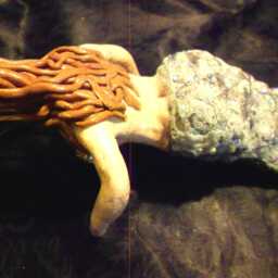 Hanging Mermaid Hand Sculpted - thumbnail 4