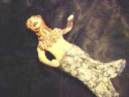 Hanging Mermaid Hand Sculpted - thumbnail 1