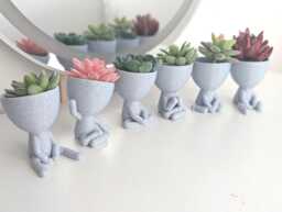 People Planter - Figure Plant Pot Poses , Succulent Pots - thumbnail 1