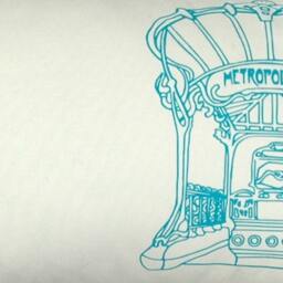 "Paris Art Nouveau Entrance Metro ""Metropolitan" - thumbnail 2