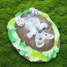 Cute Concrete Hedgehog Statue Garden Wild Animal Sculpture Outdoor Stone Figurine Cement Woodland Yard Ornament Lover Gift - thumbnail 2