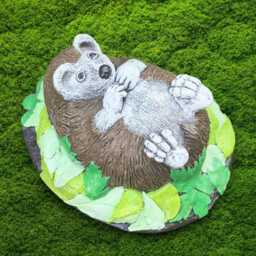 Cute Concrete Hedgehog Statue Garden Wild Animal Sculpture Outdoor Stone Figurine Cement Woodland Yard Ornament Lover Gift - thumbnail 3
