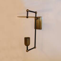 Wall Decor Light Gold Brass Lamp Vanity Fixture, Sconce - Bambo Model Ranor Lighting Design #537 - thumbnail 2