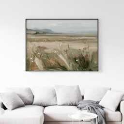 Sheep Meadow Poster, Highland Landscape Print, Country Wall Art, Paper - thumbnail 3