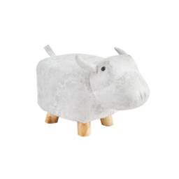 Animal Footstool Hippo Ottoman, Nursery Decor, Living Room Footrest - thumbnail 4